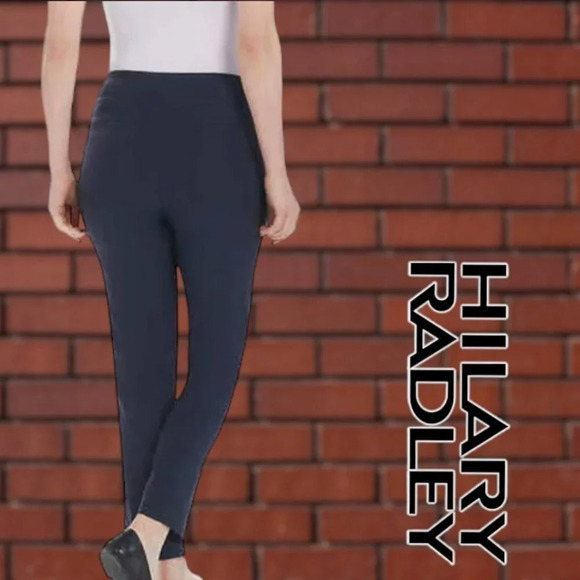 Hilary Radley | Ladies' Pull-On Ankle Pant Mid-rise | Navy | NWT - Picture 3 of 4